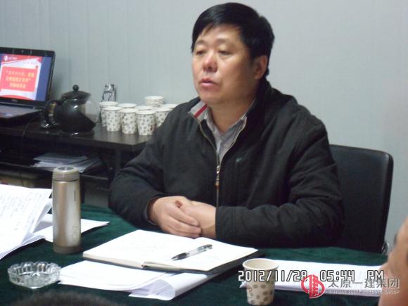 太原市第三人民醫(yī)院門診樓項目部召開“大干六十天，實現(xiàn)主體進度正負零”目標動員會