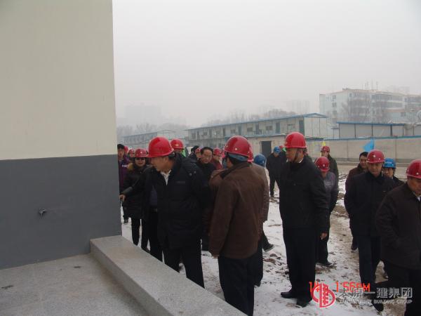 山西財(cái)經(jīng)大學(xué)教學(xué)樓項(xiàng)目迎接建設(shè)部節(jié)能專項(xiàng)檢查組檢查