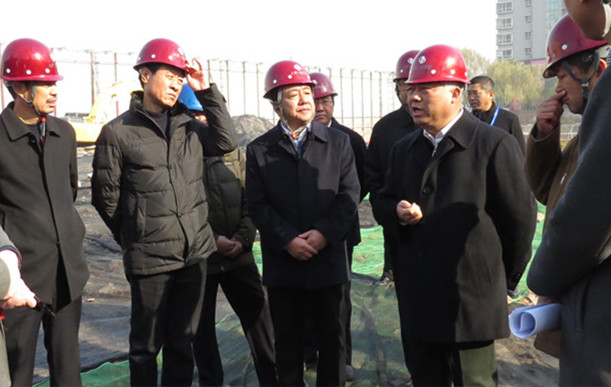 山西省委組織部部長盛茂林等省領(lǐng)導(dǎo)蒞臨山西省委黨校項目工地視察指導(dǎo)