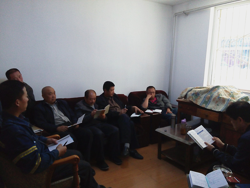 設備分公司組織全體員工學習《企業(yè)規(guī)章制度》及《員工手冊》