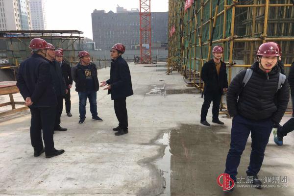 中建三局蒞臨二分公司泰倫特項目施工現(xiàn)場考察調研